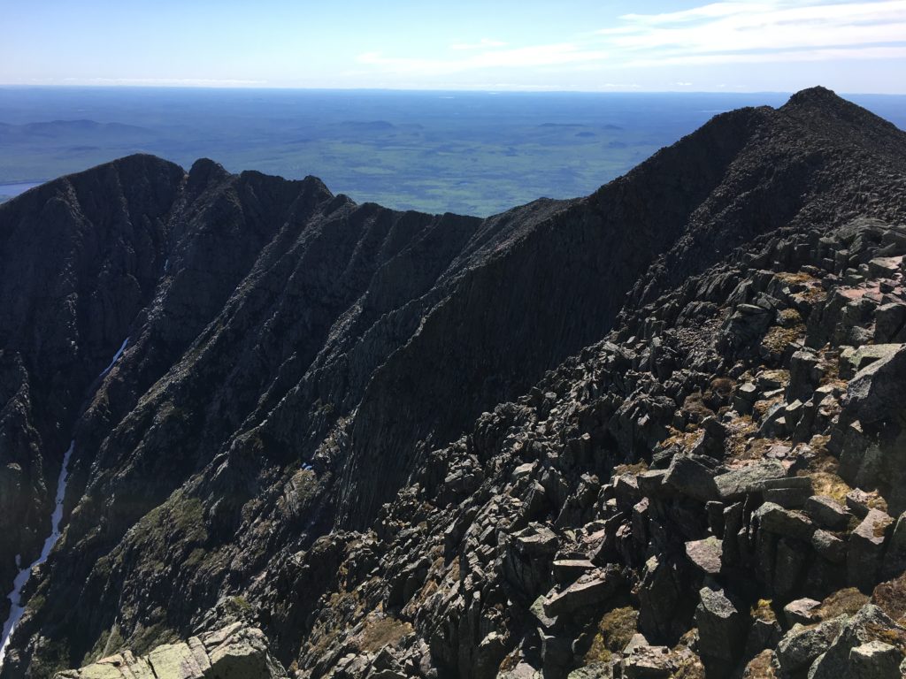 View of Knife Edge from Katahdin Peak
