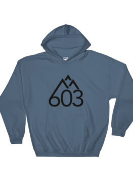 603 Hooded Sweatshirt - Black Logo