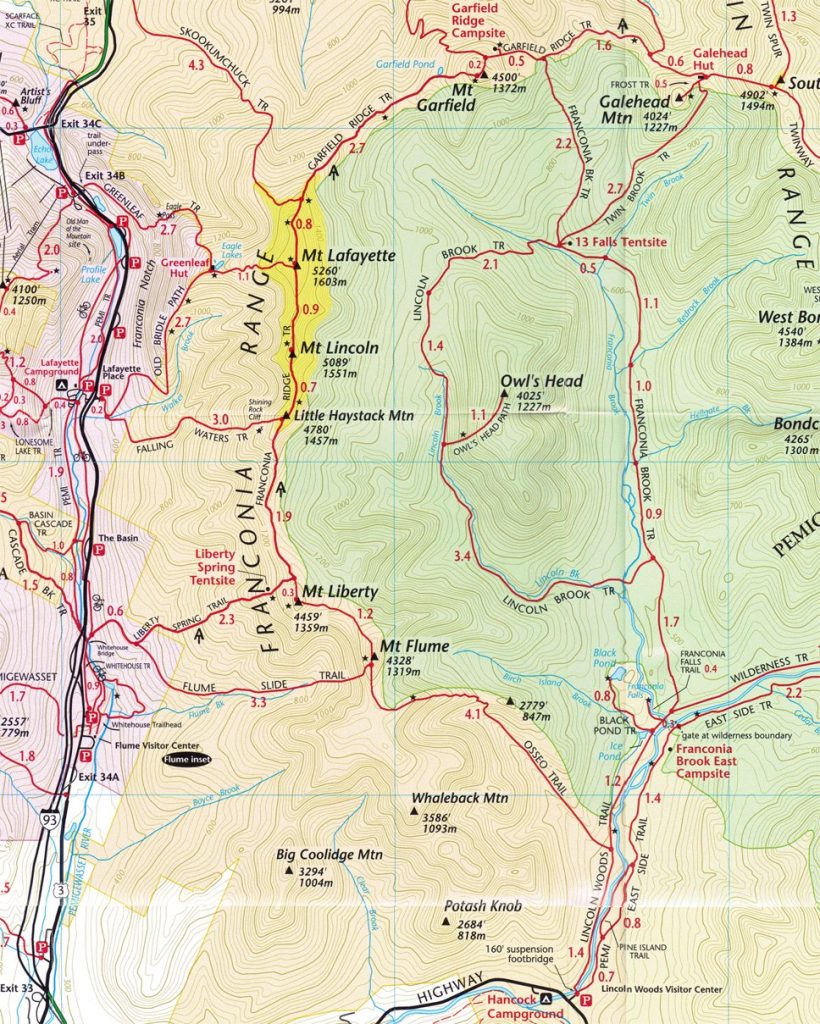 Owl's Head Trail Map