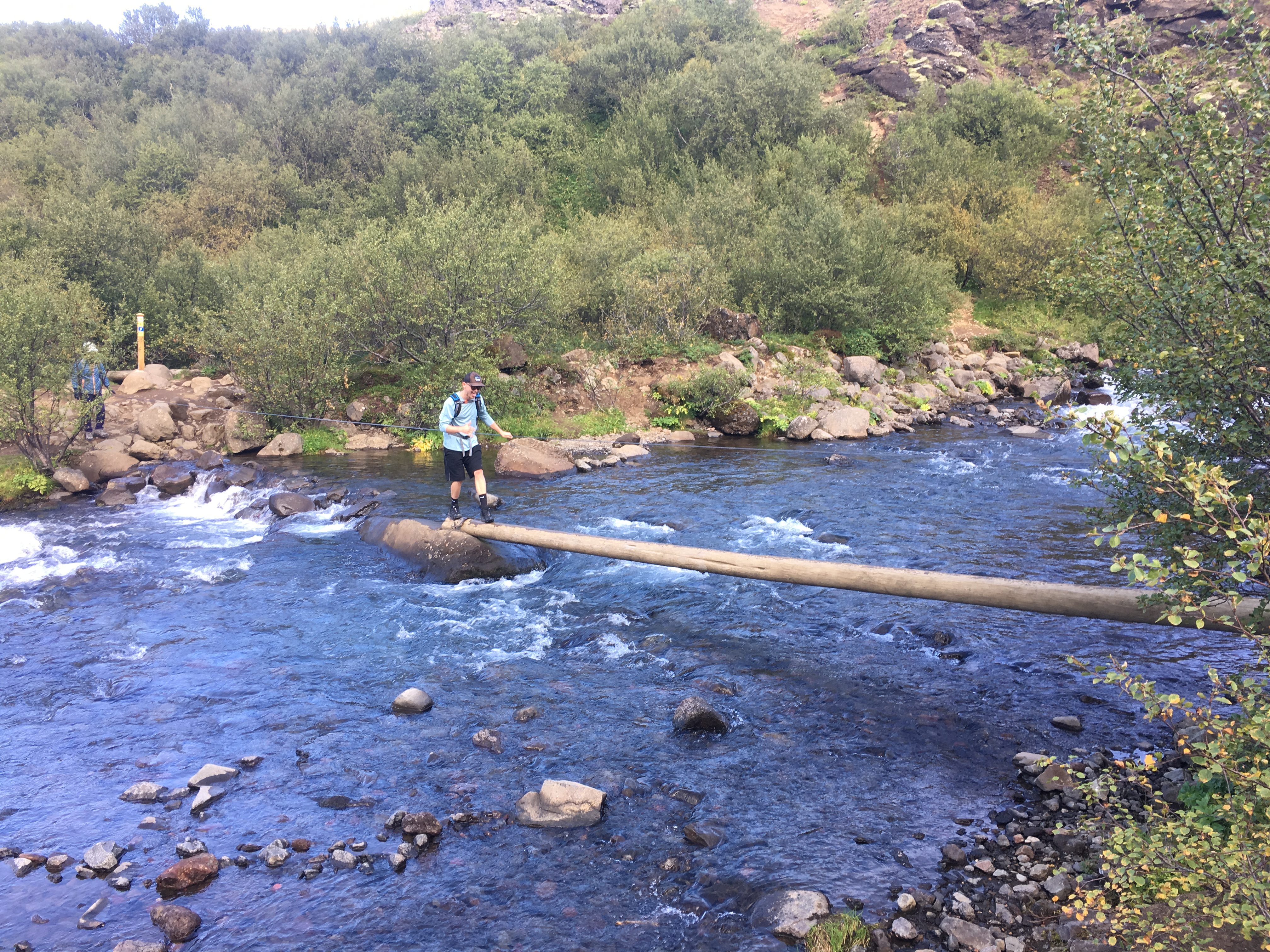 Glymur Falls Lower River Crossing