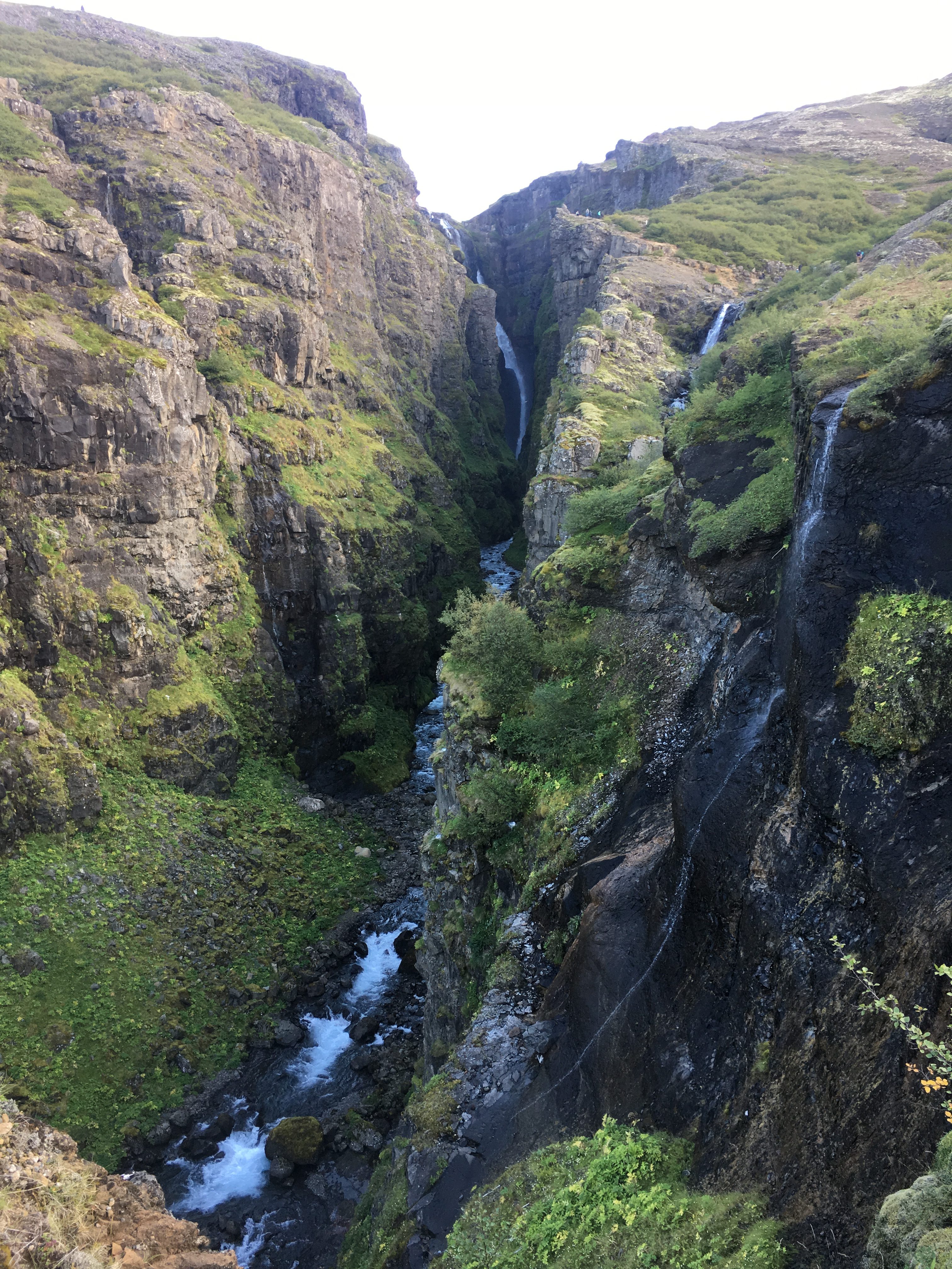 Views Heading Up Towards Glymur Falls