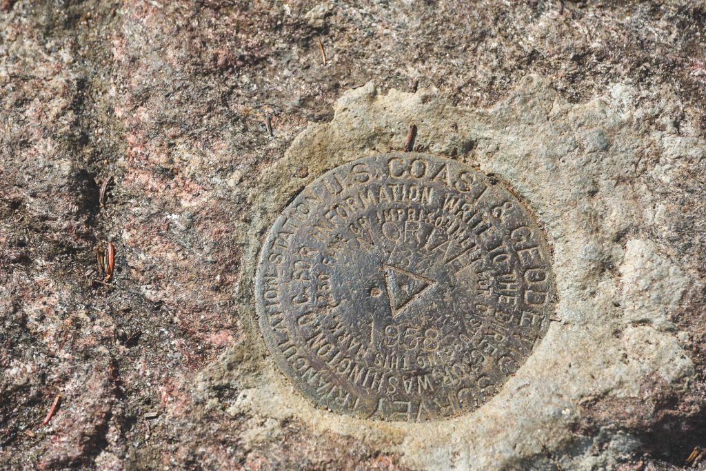 Mount Moriah summit marker