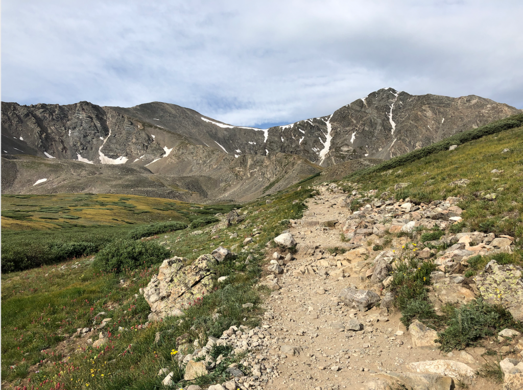 Views from Stevens Gulch of Grays & Torreys