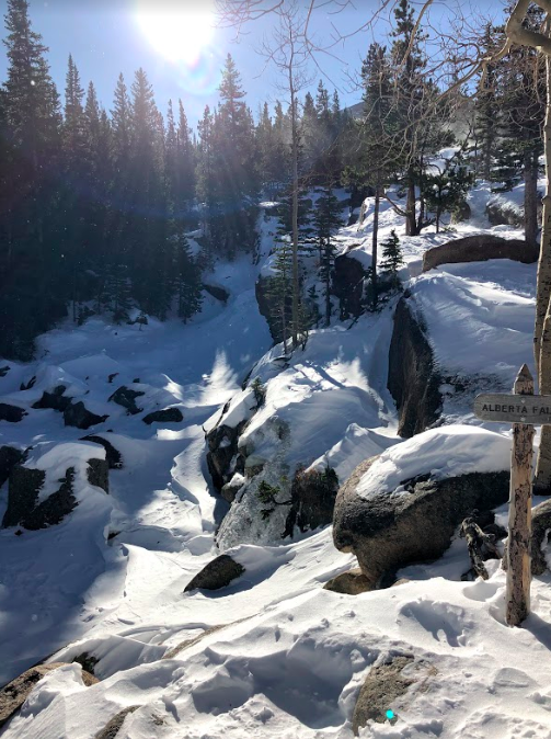 Alberta Falls (Winter)