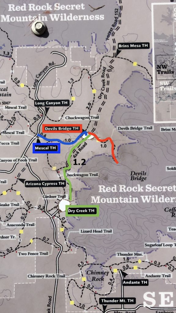 Devil's Bridge Trail Map