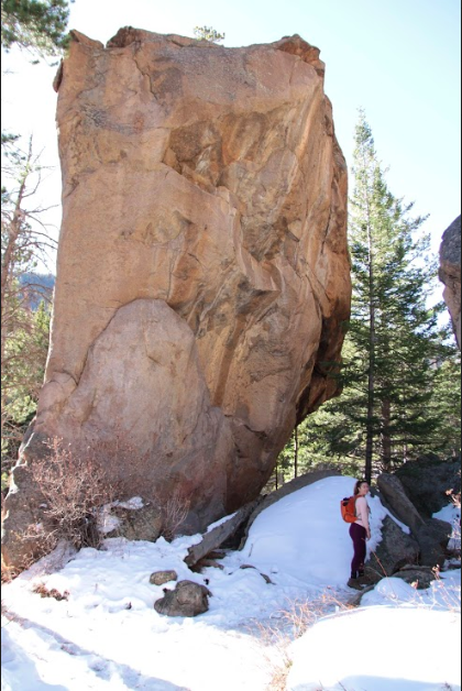 Rock Formations on Fern Lake Trail