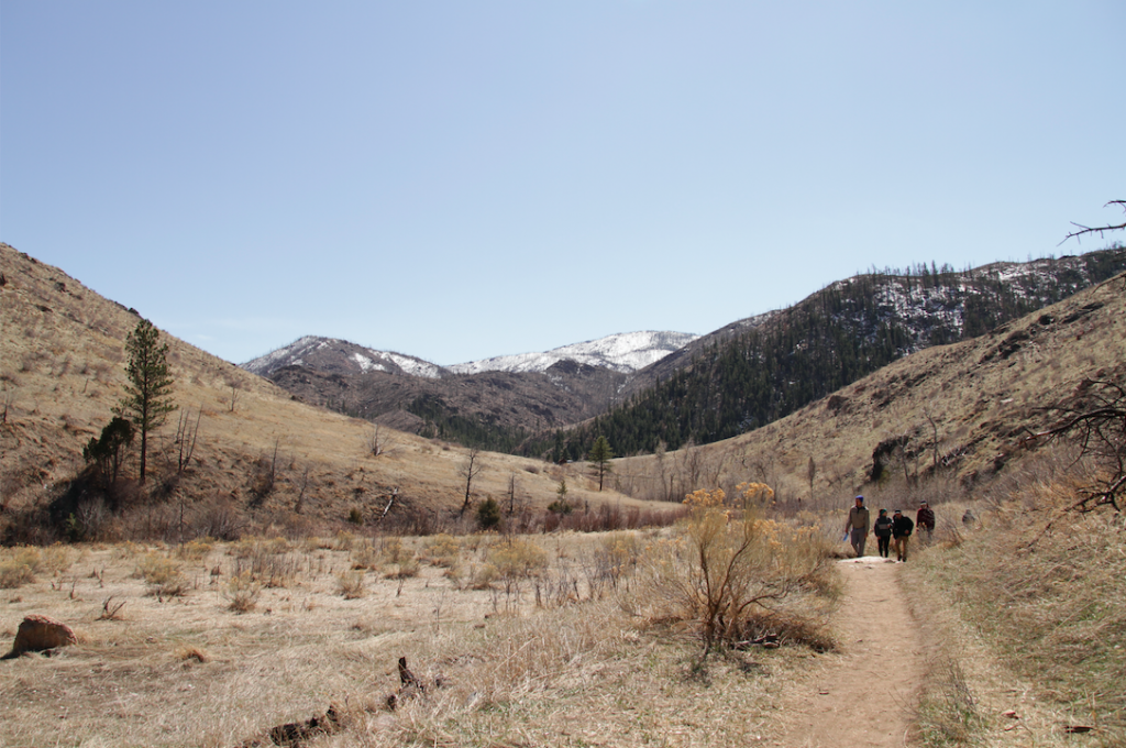 Looking Back At The Hewlett Gulch Trailhead