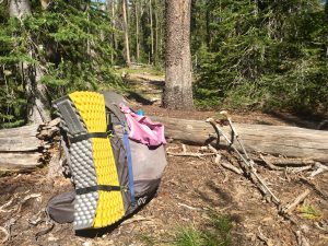 Hanging undies on your backpack is the best way to dry them!
