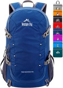 Venture Pal 40L Lightweight Packable Travel Hiking Backpack Daypack