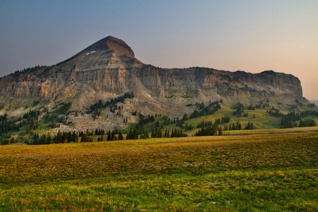 Views along the Teton Crest Trail near death canyon