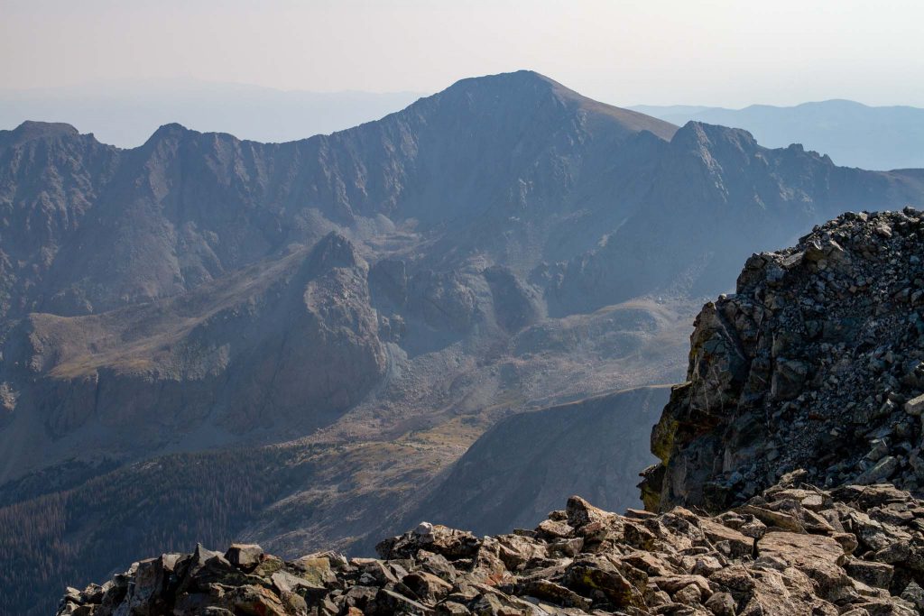 Mount Lindsey in the distance