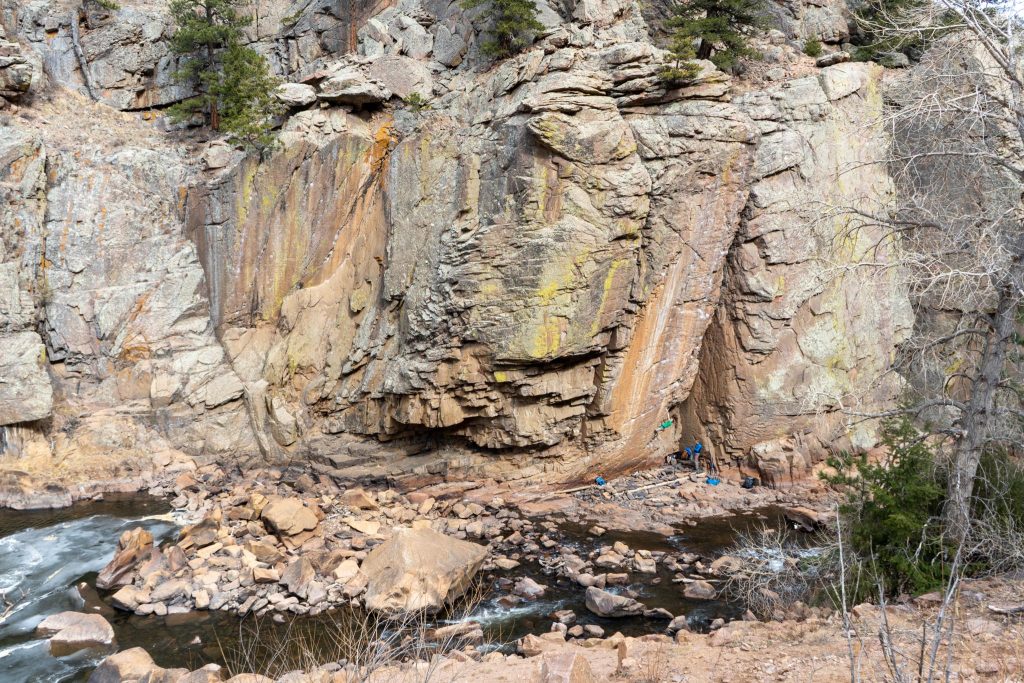 Climbing at Button Rock Trail