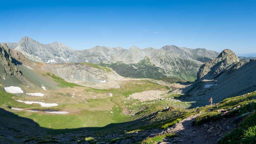 Views of basin near first saddle