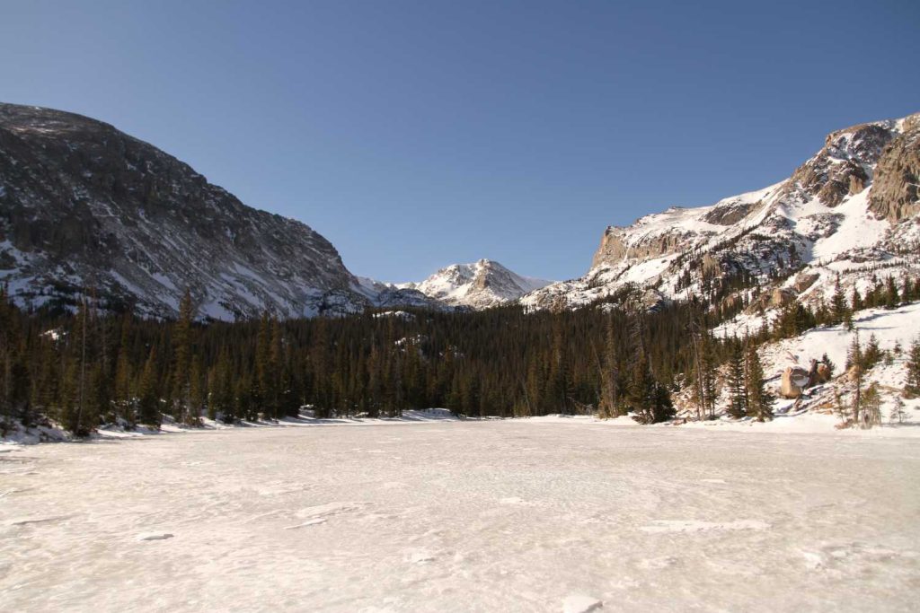 Ouzel Lake In Winter