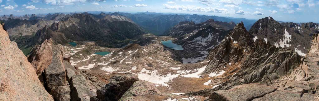 Summit views from Sunlight Peak