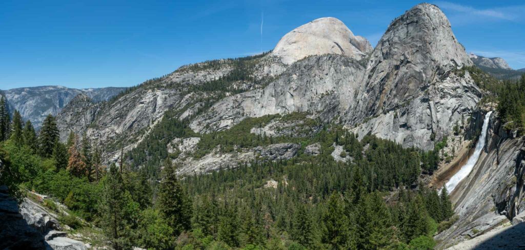 Nevada Falls from John Muir Trail