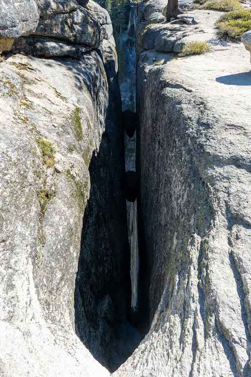 A fissure near Taft Point