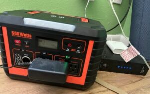 Using power station during power outage for wifi