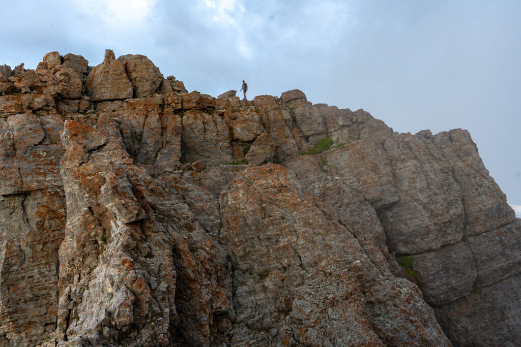 Epic views along the traverse