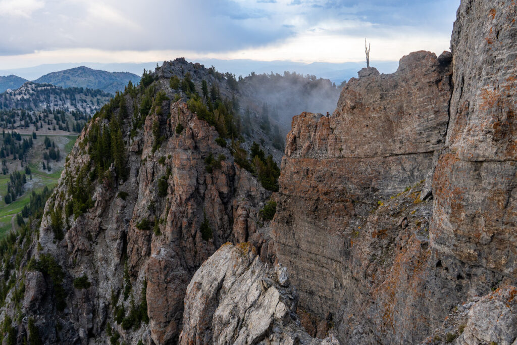 Incredible castle cliffs
