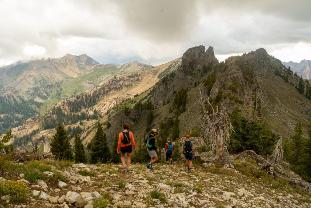 Looking at the upcoming ridge