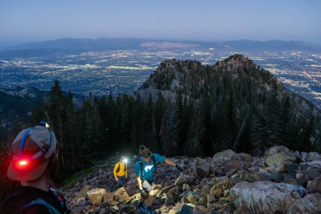 Ascending Ferguson Canyon looking back at the city below. Ascending Ferguson Canyon looking back at the city below.