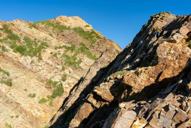 The descent off of Twin Peaks The descent off of Twin Peaks