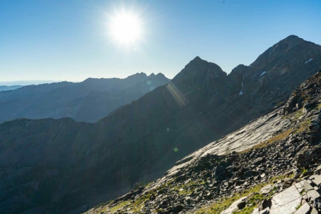 Twin Peaks and Sunrise Peak Twin Peaks and Sunrise Peak