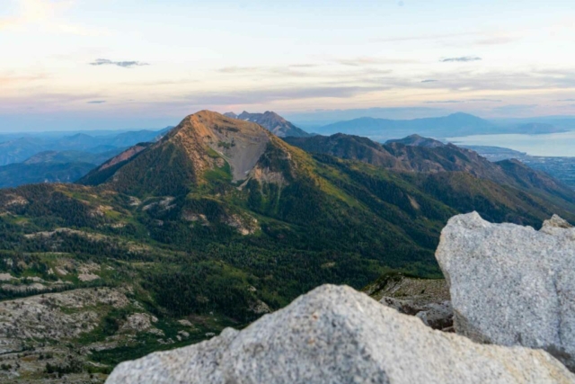 Views of Box Elder Peak and Timp Views of Box Elder Peak and Timp