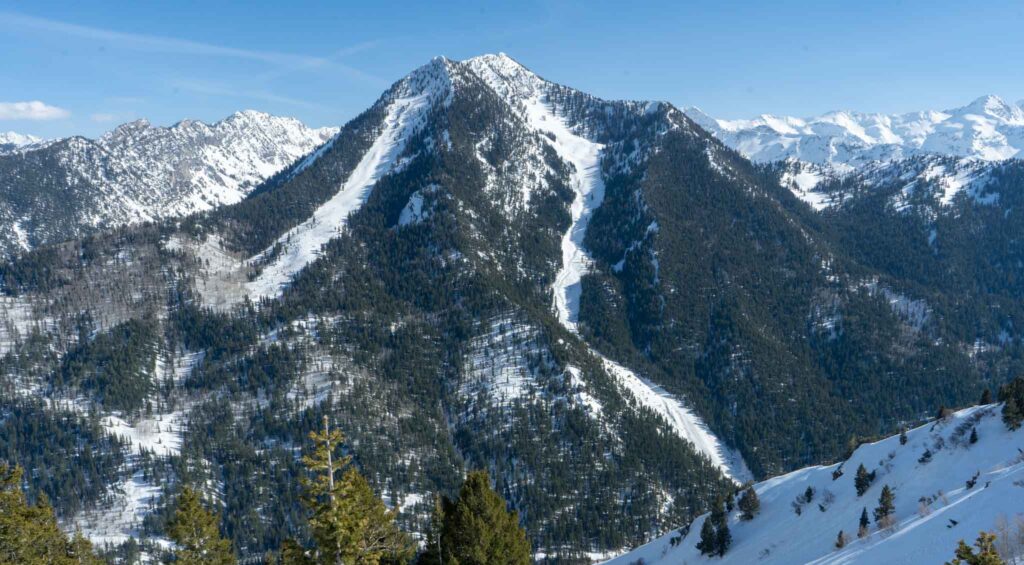 Kessler Peak In Winter