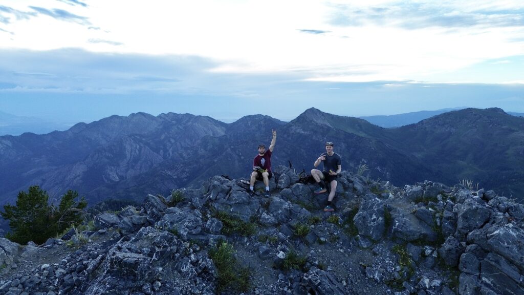 Summit of Kessler Peak with my friend John