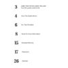 Vacation Guide Table Of Contents