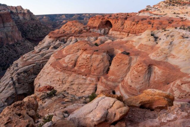 Cassidy arch with stunning rock formations